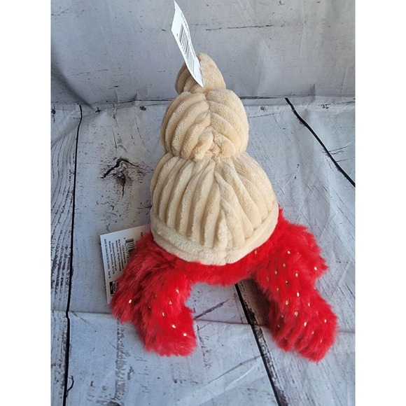 Hermit Crab Beach Aquarium Plush Stuffed Animal Soft Toy Sparkling Red Tan Shell - Picture 6 of 7